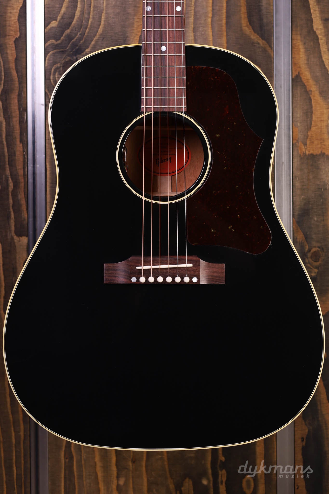 Gibson 50's J-45 Original Ebony – Dijkmans Muziek