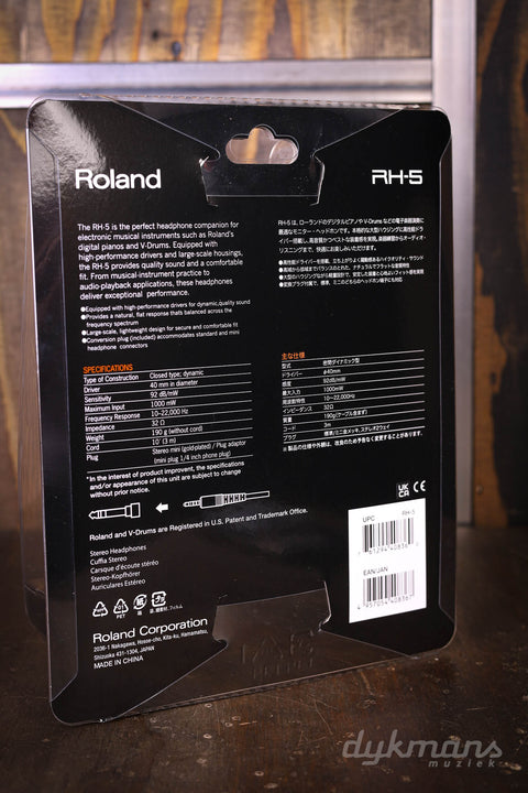 Roland RH-5 Quality Comfort-fit Headphones