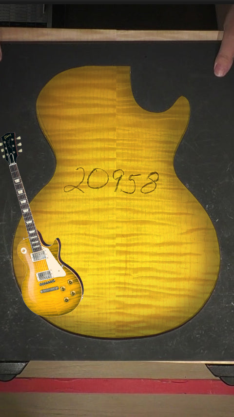 Gibson Les Paul 1959 Standard Green Lemon Fade Murphy Lab Light Aged GERESERVEERD