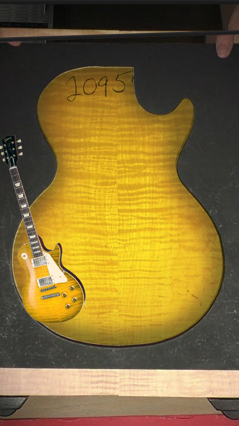 Gibson Les Paul 1959 Standard Green Lemon Fade Murphy Lab Heavy Aged