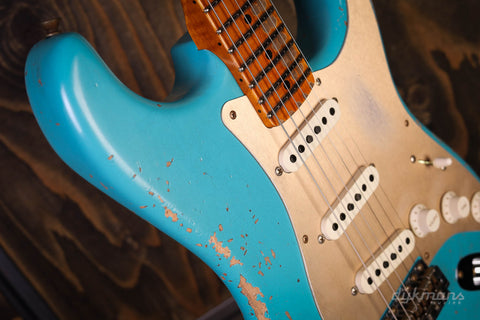 Fender Custom Shop LTD '58 Stratocaster Heavy Relic, Super Faded Aged Taos Turquoise