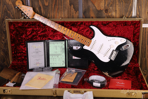 Fender Custom Shop Limited Fat '54 Strat Relic Aged Black