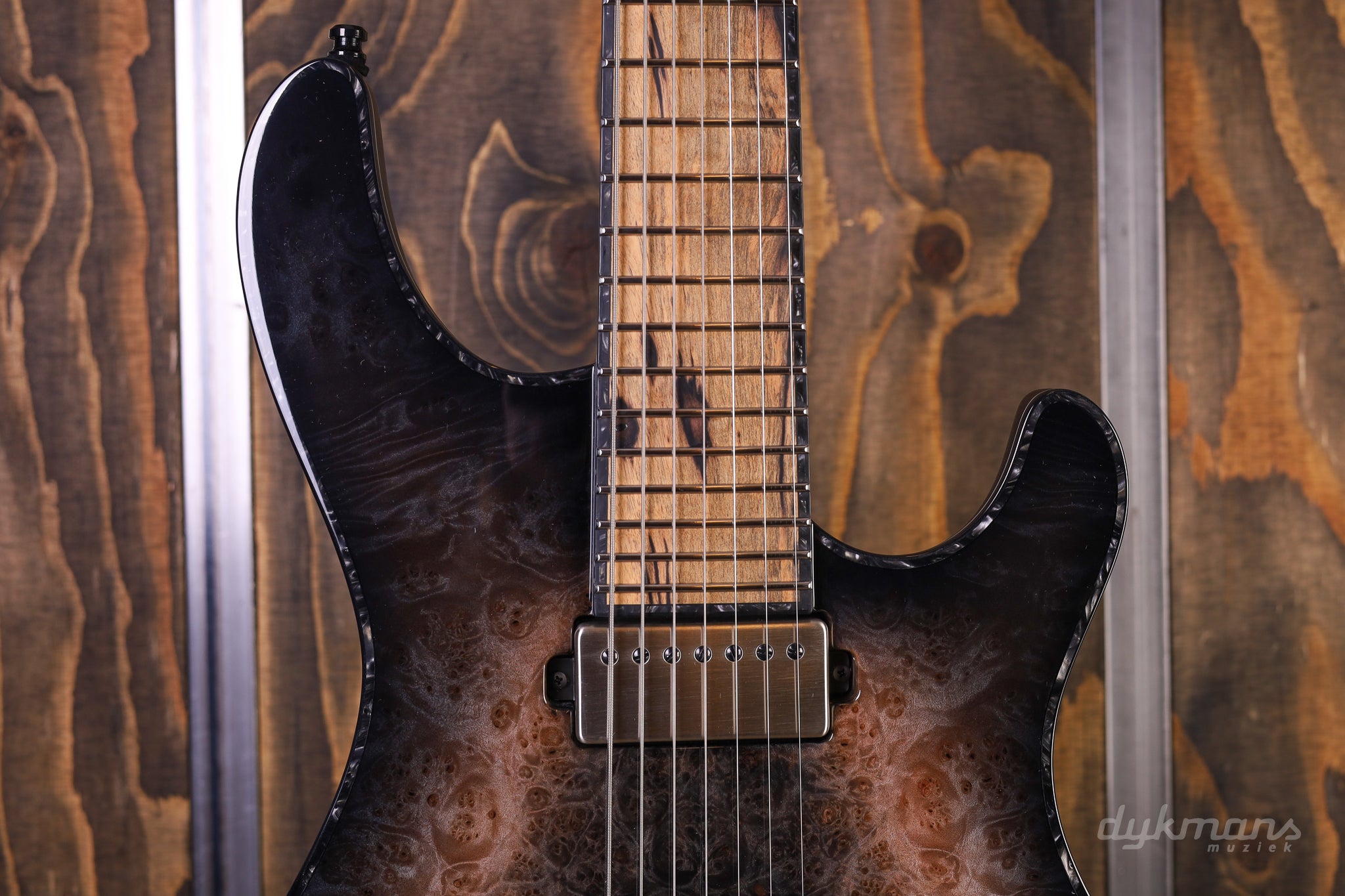 Mayones Regius 7 Galaxy Eye Black Gloss – Dijkmans Muziek