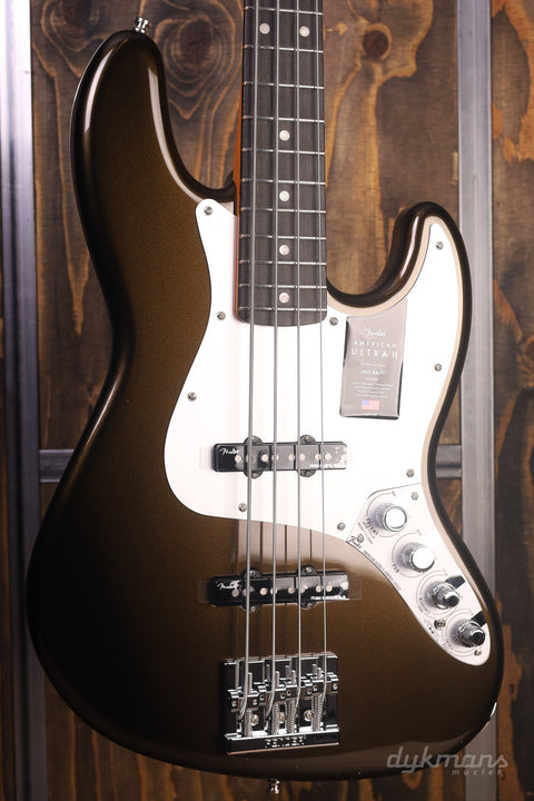 Fender American Ultra II Jazz Bass Texas Tea