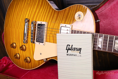 Gibson Les Paul 1959 Standard Green Lemon Fade Murphy Lab Light Aged GERESERVEERD