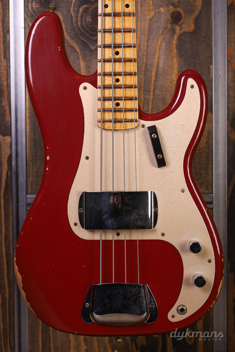 Fender Custom Shop Limited Edition "P" Jazz Bass Relic Aged Cimarron Red