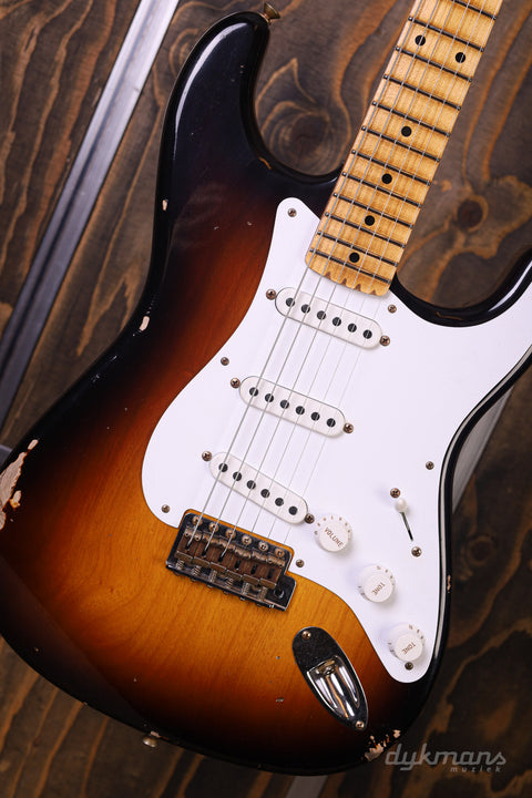 Fender Custom Shop Limited 70th Anniversary '54 Strat Relic Wide-Fade 2-Color Sunburst