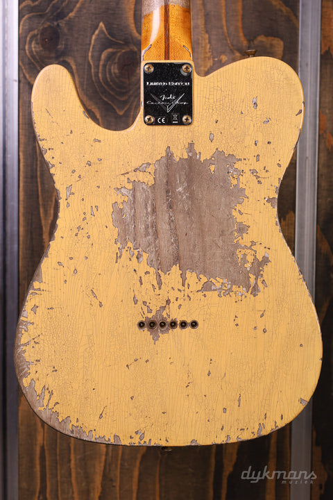 Fender Custom Shop 1954 Telecaster Super Heavy Relic Super Faded Aged Nocaster Blonde