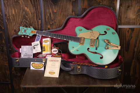 Gretsch Custom Shop 1959 White Falcon Sea Foam Green Heavy Relic