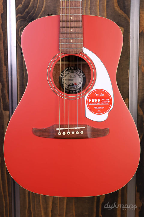 Fender Malibu Player Fiesta Red