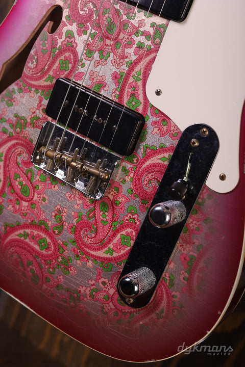 Fender Custom Shop Limited Edition dual pink P90 Relic Aged Pink Paisley Telecaster PRE-OWNED!