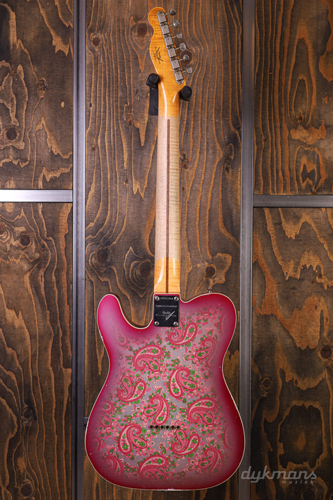 Fender Custom Shop Limited Edition dual pink P90 Relic Aged Pink Paisley Telecaster PRE-OWNED!