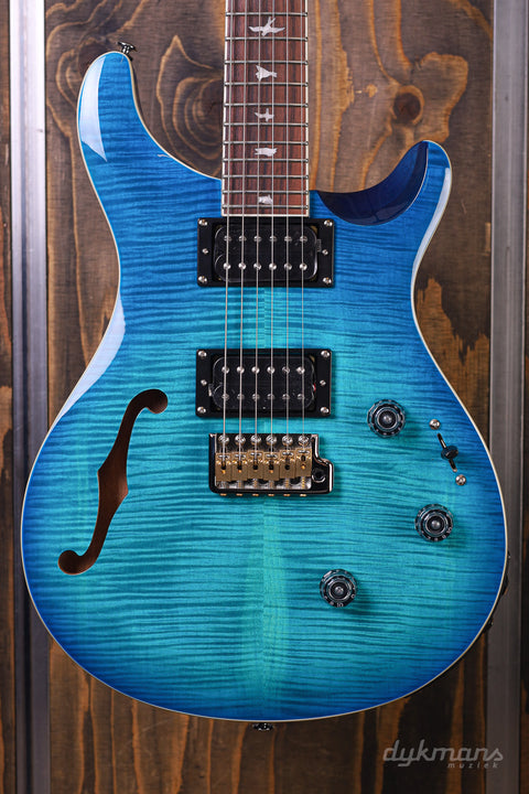 PRS SE Custom 24 Semi-Hollow Piezo Lake Blue