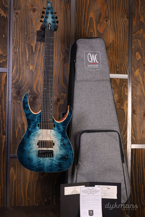 Mayones Duvell Elite 7 (26.5") Turquoise Iris