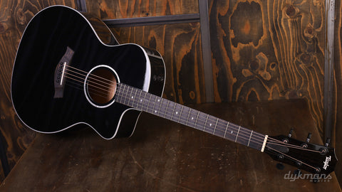 Taylor 214ce-BLK DLX + Free Taylor Strap!