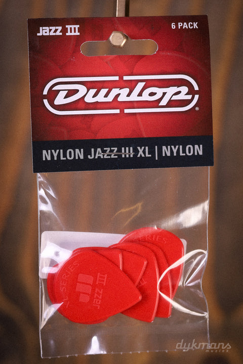 Dunlop Jazz III Plectra 6-pack