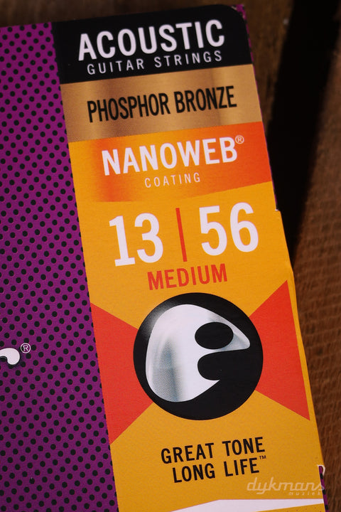 Elixir Acoustic Nanoweb Phosphor Bronze Medium 13-56
