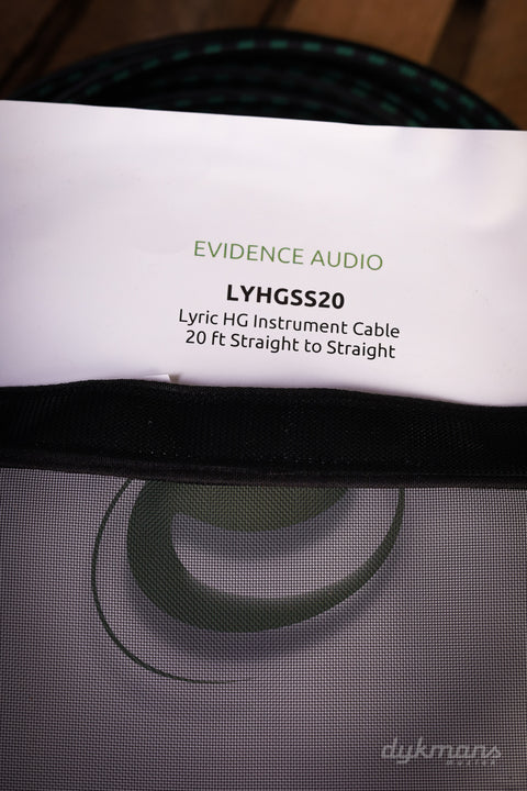 Evidence Audio Lyric HG Instrument Cable 6m LYHGSS20