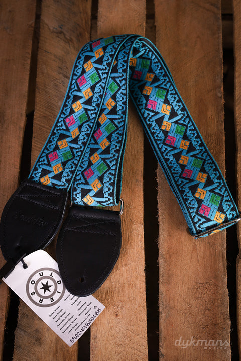 Souldier Clapton Guitar Strap Turquoise Black