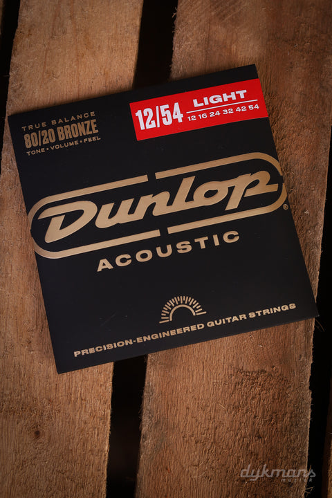 Dunlop 80/20 Bronze True Balance Strings Light 12-54