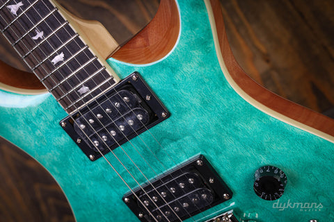 PRS SE Custom 24 Quilt Turquoise