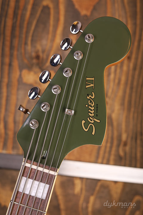 Squier Classic Vibe Bass VI Olive