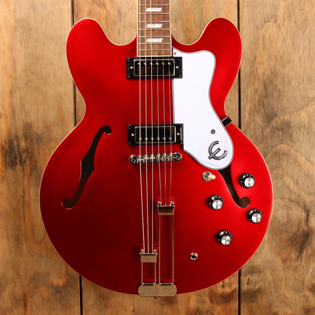 Epiphone Riviera Sparkling Burgundy Dijkmans Muziek