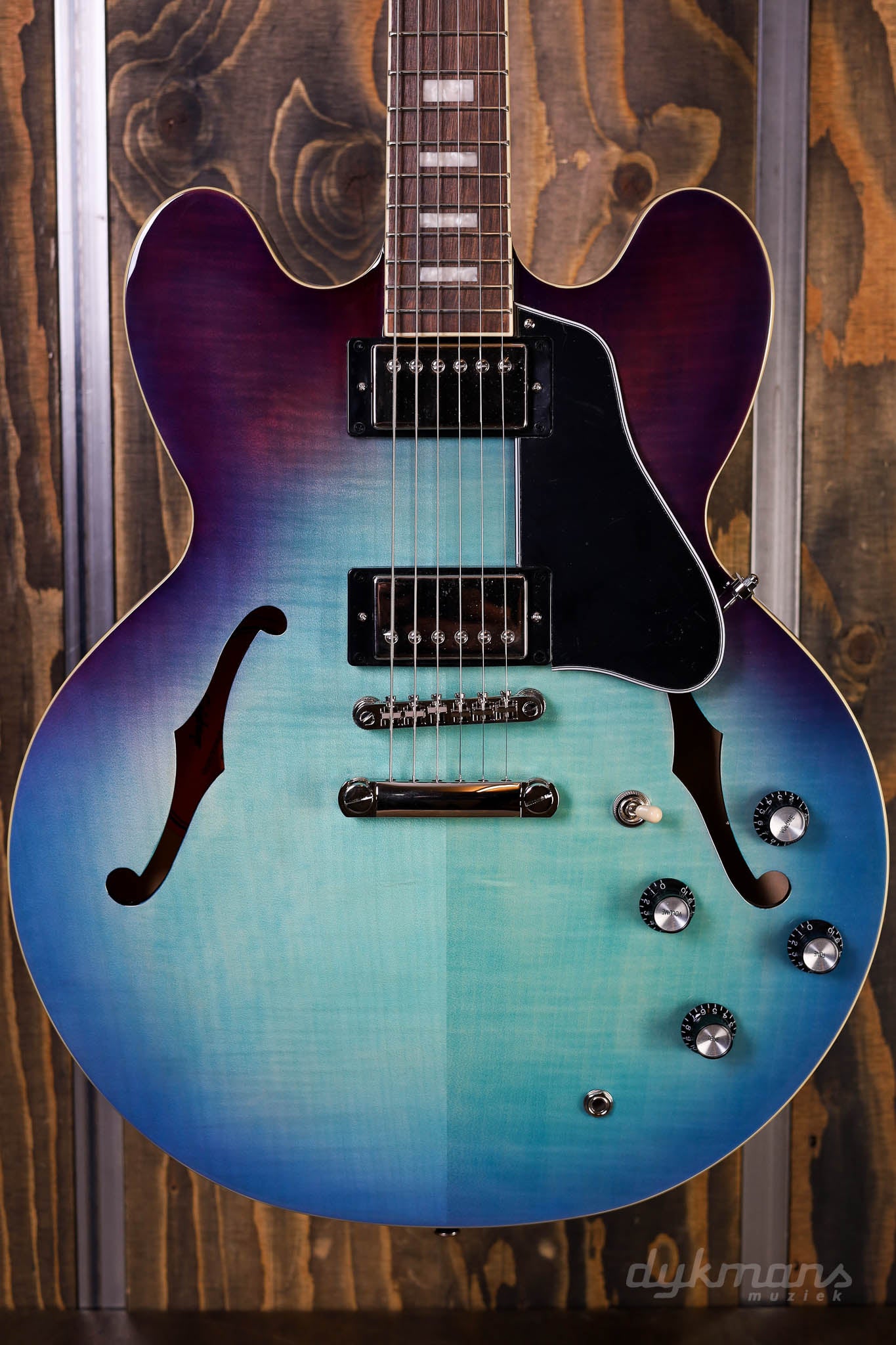 Epiphone ES-335 Figured Blueberry Burst – Dijkmans Muziek