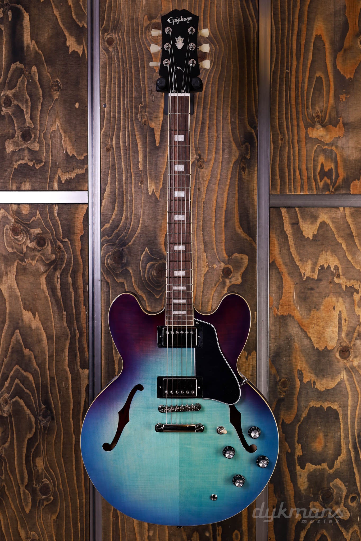 Epiphone ES-335 Figured Blueberry Burst – Dijkmans Muziek